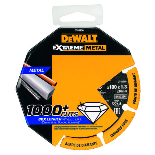 Dewalt Kappeskive metall 105x16x1,3mm dt40250-qz
