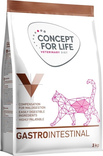 Concept For Life Vet Tørrfôr Veterinary Diet Gastrointestinal Ny 3 kg