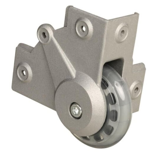 Adam Hall Hardware 37451 S - Recessed Corner Castor With Sof