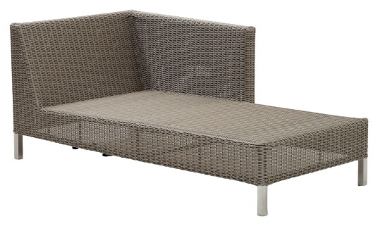 Cane-line Connect sjeselongmodul høyre, Taupe Cane-line Connect sjeselongmodul høyre, Taupe