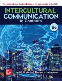 Intercultural Communication In Contexts Ise Av Judith Martin, Thomas Nakayama