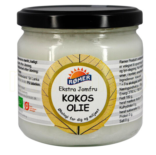 Rømer Kokosolje Ekstra Jomfru Ø Kaldpresset - 300 ml