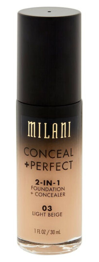 Milani Conceal + Perfect 2in1 Foundation + Concealer 03 Light Beige 30 ml Foundation
