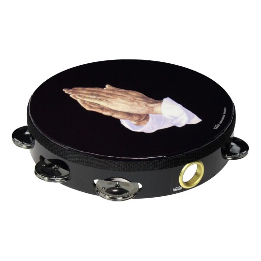 Remo Ta-9108-14- Praise Tambourine Praying Hand , 8"