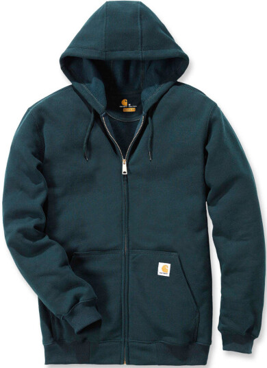 Carhartt Midweight Hettejakke med glidelås XS Grå Carhartt Midweight Hettejakke med glidelås XS Grå