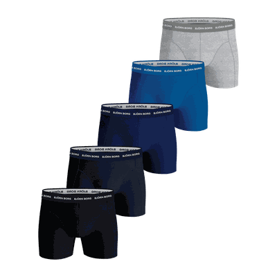 Björn borg Cotton Stretch Boxer 5-pack boksershorts herre Multipack 2 S