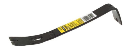STANLEY 1-55-526 Brekkjern 530 mm med buet midtdel og gul finish