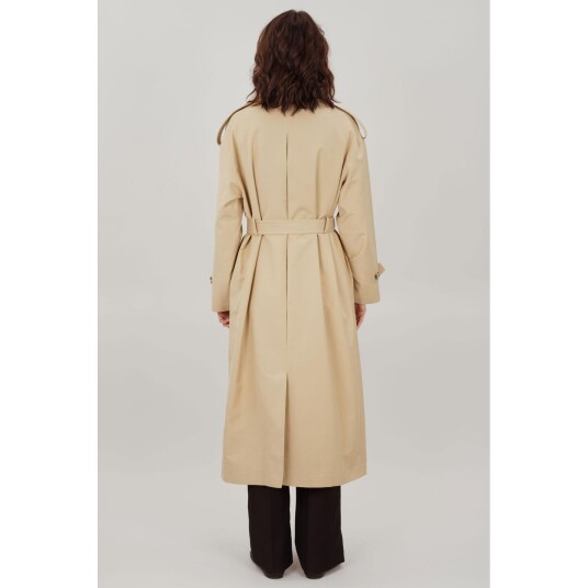 Ivana Trench coat Khaki S Long trench coat