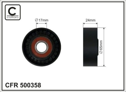 CAFFARO 500358 Strammehjul, kilerem