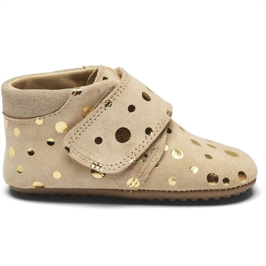 Pom Pom Futter Velcro Beige/Gold Dots 22