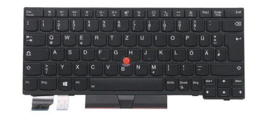 Lenovo Primax - Brbart tastatur - til utskifting - Tysk - Svart