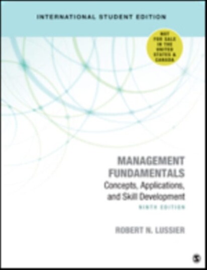 Management Fundamentals  International Student Edition  Concepts Applications and Skill Development
