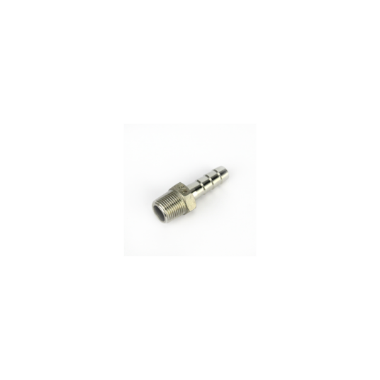 3/8" BSP til 10mm slangenippel rustfritt stål