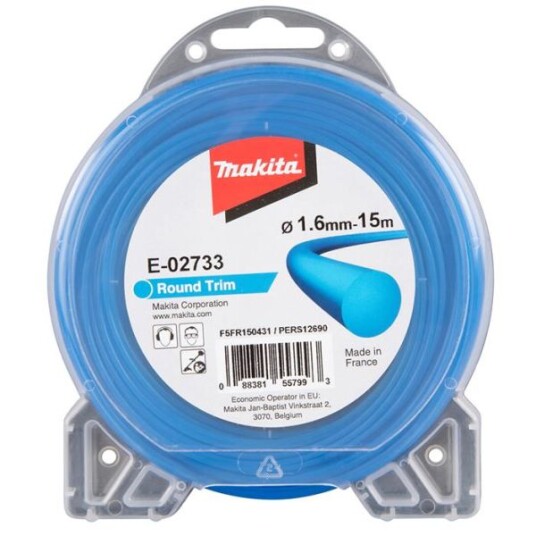 Makita E-02733 Trimmerkabel 1,6 mm x 15 mm, Hagemaskiner Makita E-02733 Trimmerkabel 1,6 mm x 15 mm, Hagemaskiner