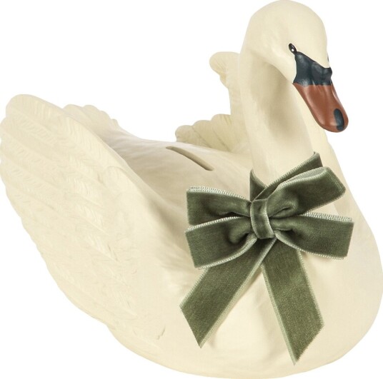 Konges Sløjd Sparegris - 19 cm - Svane Konges Sløjd Sparegris - 19 cm - Svane