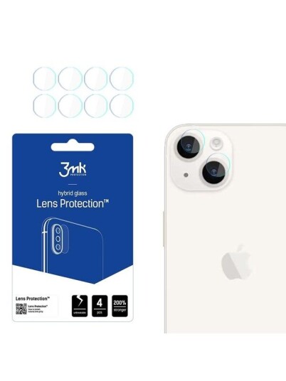 3Mk Kamera Linsebeskyttelse til Apple iPhone 15 - Hybridglass 6H