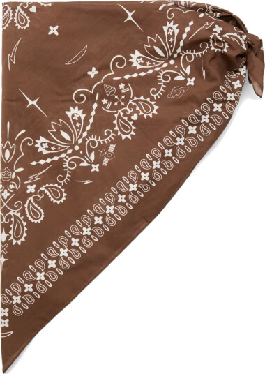 Vero Moda Oline Paisley Square Scarf Brun ONE SIZE
