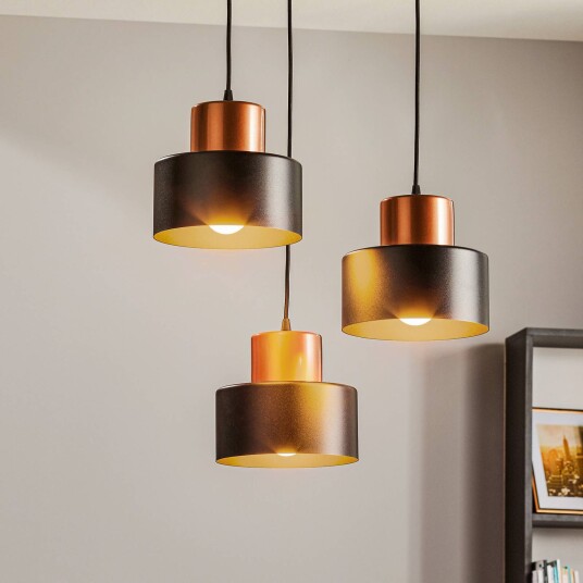 TEMAR LIGHTING Olla hengelampe 3 lyskilder rund