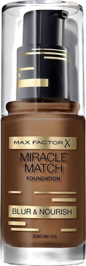 Max Factor Miracle Match Foundation Sun Tan 100 30 ml