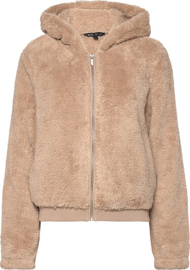 ONLY Onlnewanna Contact Sherpa Jkt Otw Noos Beige L