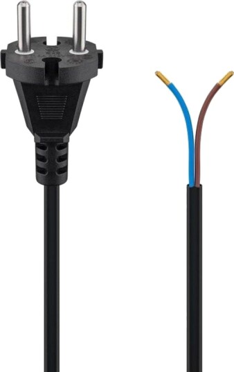 Pro Universal connection cord for vacuum cleaners 7.5 black Pro Universal connection cord for vacuum cleaners 7.5 black
