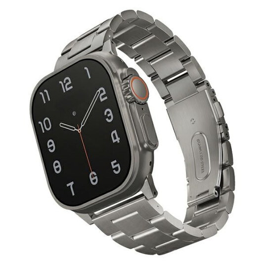 UNIQ Osta Apple Watch rem 42/44/45/49mm Rustfritt stål Sølv