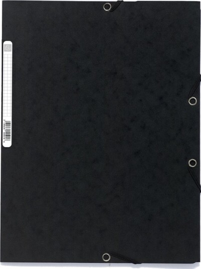 Strikkmappe EXACOMPTA A4 3 kl 400g sort