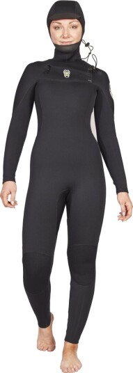 Lunasurf Womens 5.4mm Hooded Yamamoto Wetsuit (Dame 6T)
