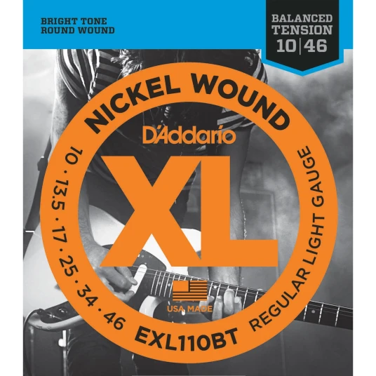 D'Addario EXL110BT BalTen El. gitar 010-046