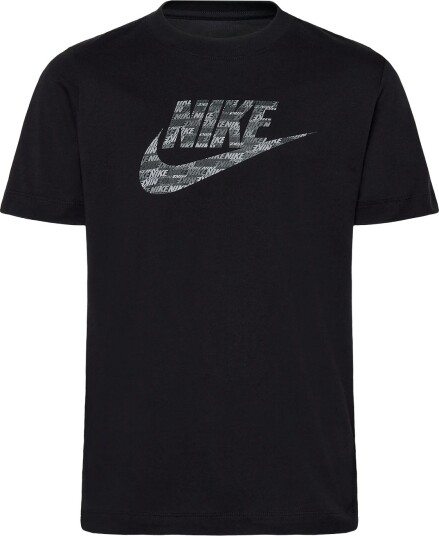 Nike K Nsw Tee Club Aop Fill BLACK 128 137