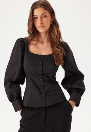 VERO MODA Vmfrida Ls Top Black L