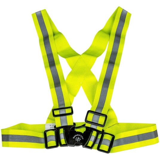 Nordic Grip Kids' Reflective Cross Belt Yellow Junior
