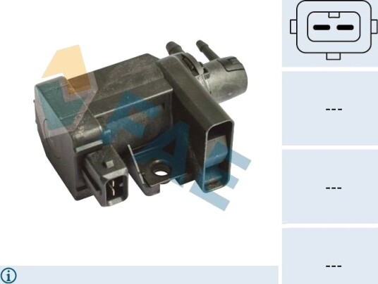 Trykkomformer, turbolader FAE 56004