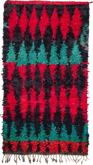 Marokkansk Boucherouite teppe 285 x 160 cm Størrelse: 285 x 160 cm Marokkansk Boucherouite teppe 285 x 160 cm Størrelse: 285 x 160 cm