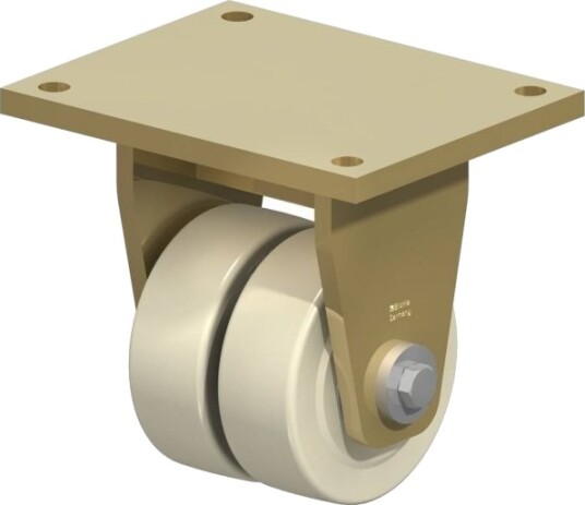 Blickle 618926 Bsd-Gspo 150K Dobbel Støttehjul - Hjuldiameter 150 Mm, Bæreevne (Maks.) 4500 Kg, 1 Stk