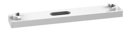 Faluplast 16610 Avstandskloss 5 x 90 mm for enkelt-/dobbeltklemme hvit Installasjon