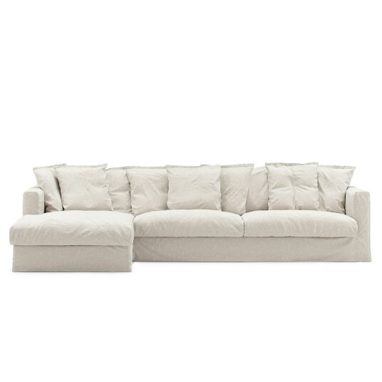 Decotique Le Grand Air 3 Seter Sofa Lin Divan Venstre Creamy White