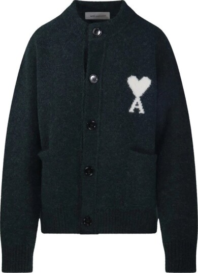Ami Paris Herre Strikkevarer Grå XS,