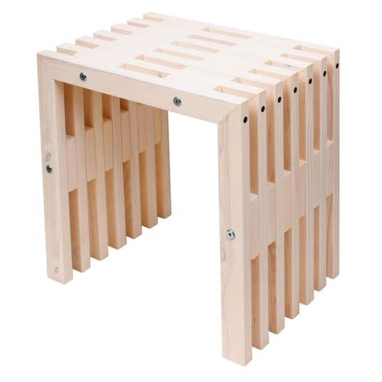 Hillerstorp EcoFurn benk Furuoljet hvit 45 x 32 cm Hvit Hillerstorp EcoFurn benk Furuoljet hvit 45 x 32 cm Hvit