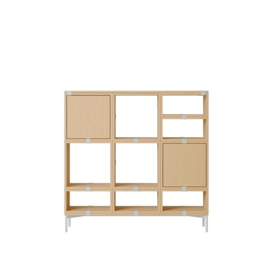 Muuto Stablede Hyller til Gangen Konfigurasjon 3 Eik