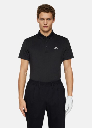 J.lindeberg Bridge Polo Black L Trenings-T-Shirts