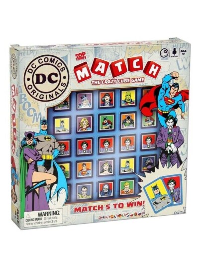 Winning Moves Top Trumps Match DC Comics: The Crazy Cube Game English