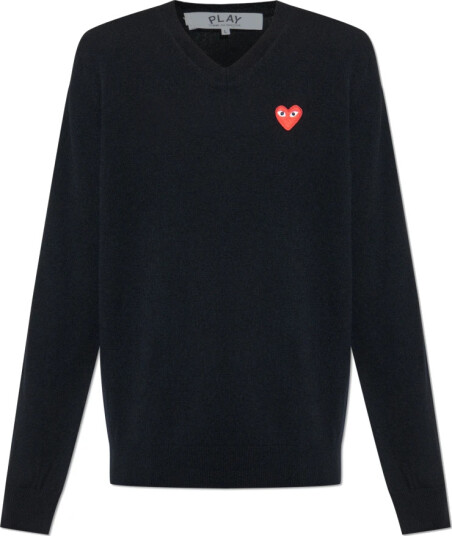 Comme des Garçons Play Herre Strikkevarer Svart S,