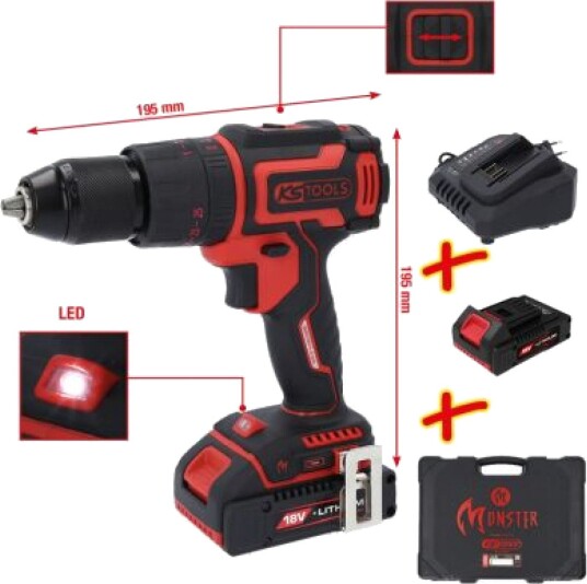 KS TOOLS 515.6300 Batteriskrutrekker