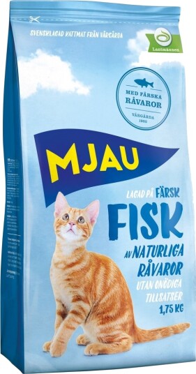 Mjau Fisk Tørrfôr 1.75 kg Mjau Fisk Tørrfôr 1.75 kg