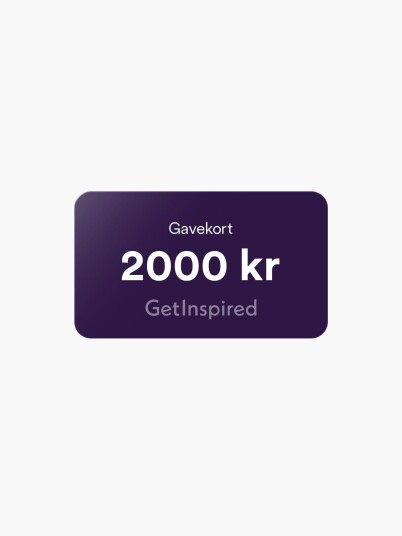 Get Inspired Gavekort 2000 Get Inspired Gavekort 2000