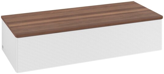 Villeroy & Boch Villeroy & Boch Antao Sideskap 120x50x26,8 cm m/lys Hvit/Valnøtt