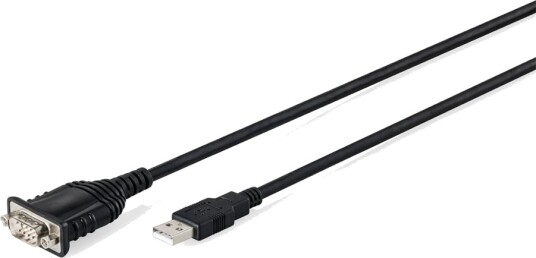 DigituSeriell Konsollkabel Usb Hann Til Db 9 Hann Dupleks Usb 2.0 Svart