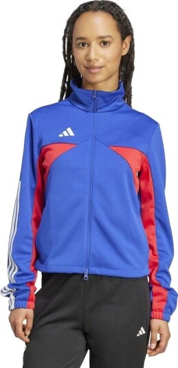 adidas Track Top Tiro Gc Nations Semi Lucid Blue/rubin/hvit Kvinner størrelse Small