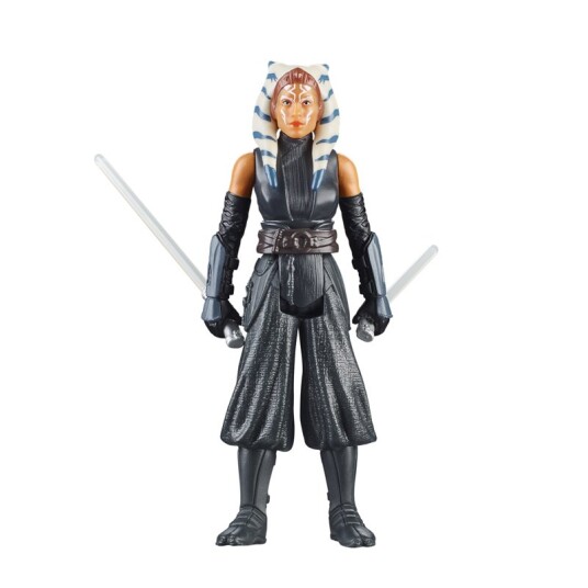 Star Wars Ahsoka Tano 10 cm Actionfigur med 2 Lyssverd